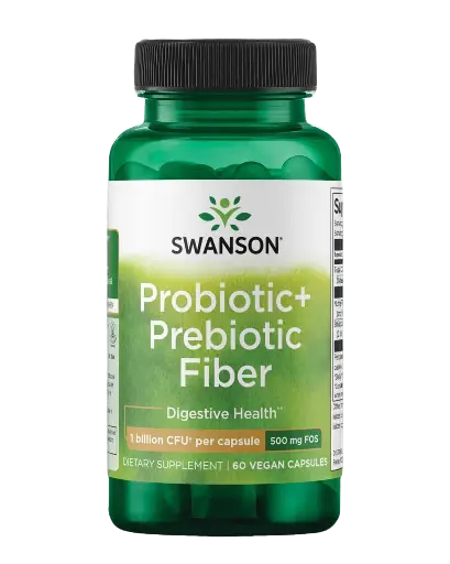 Swanson Probiotic+ Prebiotic Fiber