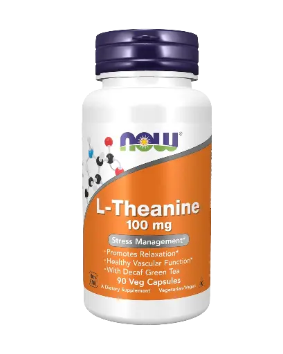 NOW L-Theanine + Green Tea